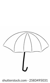 A very beautiful umbrella symbol, to complete your design.