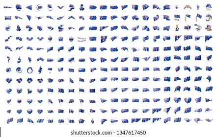 very big collection of vector flags of the Australia