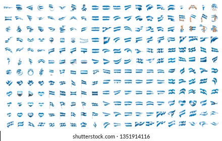 very big collection of vector flags of the Nicaragua