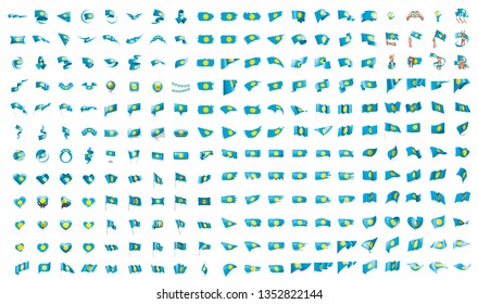 very big collection of vector flags of the Palau