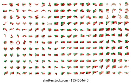 very big collection of vector flags of the Saint Kitts and Nevis