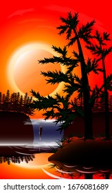 Very breathtaking scenery that allows you to stop for a moment and enjoy nature. Looking at nature, it is nice to feel calm.