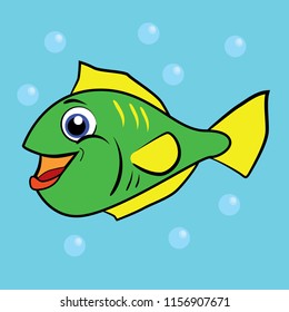 Very cheerful fish