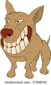Very cheerful and kind dog