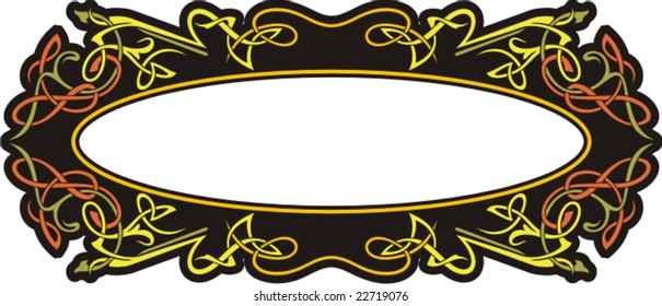Very CLEAN and EXQUISITE color panel with ornamental elements. All vectors are ready for vinyl cutting as well.