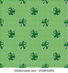Diseño de patrones muy coloridos y sin fisuras para decorar, envolver papel, papel pintado, tela, etc. Tema del Día de San Patricio. 