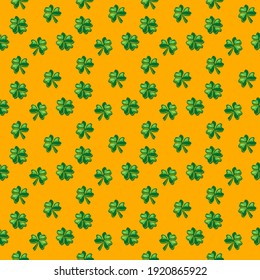 Very colorful seamless pattern design for decorating, wrapping paper, wallpaper, fabric and etc. Theme of the St.Patrick’s Day. 