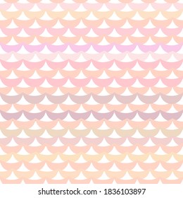 Very colorful waves seamless pattern isolated on white background. Suitable for wrapping paper, wallpaper, fabric, backdrop and etc.
