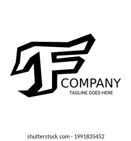 Very cool f letter logo design, for companies, t-shirts, and so on. Simple f letter logo design.