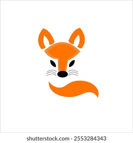 Very cool orange fox head design
