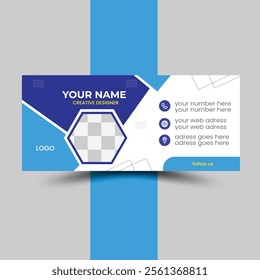 very creative and modern facebook cover banner design template