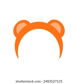 Very cute bear ears headband vector design, vector illustration