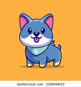 very cute blue puppy toy 