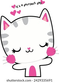 
VERY CUTE DOMESTIC CAT MAKING THE GESTURE OF HUGGING