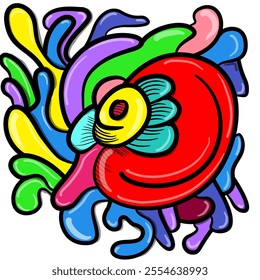 very cute illustrator like a snail