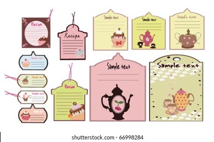  VERY Cute Recipe Tags.