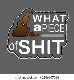 Very cute And Shit sticker