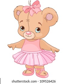 Very cute Teddy Bear Ballerina