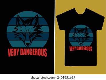 very dangerous  design a fox
