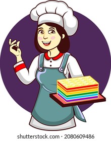 Very delicious and tempting cake