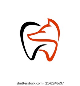 very elegant combination of teeth and fox