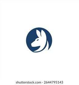 A very elegant kangaroo logo that can be used for any type of company.