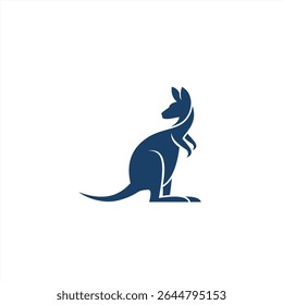 A very elegant kangaroo logo that can be used for any type of company.