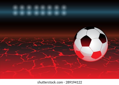 A very exciting football match or break out football match