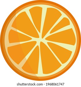 very fresh citrus fruit slices