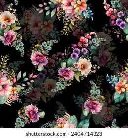 A very good black color textile design, can be used in all kinds of textile garments, cotton and prints. 