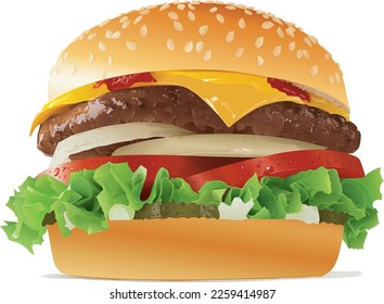 Very good quality beef burger