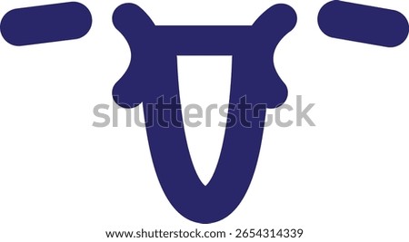 very happy face icon in bright neon color