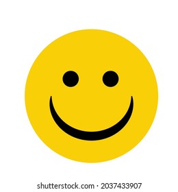 a very happy flat emoji