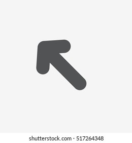 Very heavy bold forward arrow vector icon on gray background 