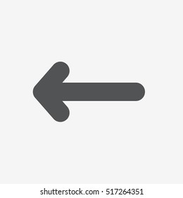 Very heavy bold forward arrow vector icon on gray background 