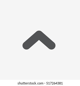 Very heavy bold forward arrow vector icon on gray background 