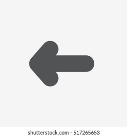 Very heavy bold forward arrow vector icon on gray background 