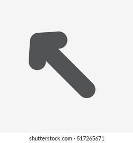 Very heavy bold forward arrow vector icon on gray background 