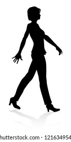 Very high quality business person silhouette