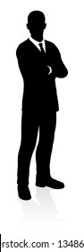 A Very High Quality Business Person Silhouette