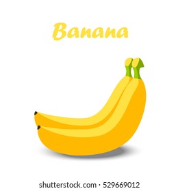 Very high quality original trendy vector illustration of a banana