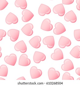 very high quality original trendy vector seamless pattern with heart