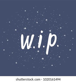 Very important person - Hand Drawn brush text. Handmade lettering for your designs clothing, poster, card, t-shirt.