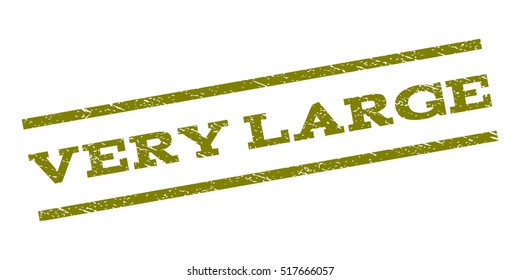 Very Large watermark stamp. Text tag between parallel lines with grunge design style. Rubber seal stamp with scratched texture. Vector color ink imprint on a white background.
