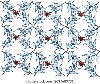 Very light green seamless floral vector pattern with soft details, perfect for subtle backgrounds, stationery, eco-friendly themes, and branding.