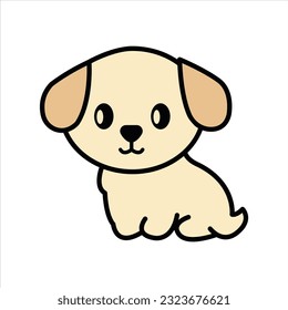 Very little Dog vector illustration