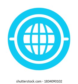 un icono de navegador de diseño muy moderno
