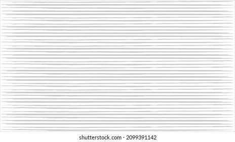 Very narrow painted grey stripes running horizontal across frame. Thin stripes. Grey and white background. Modern, contrast background. Copy Space.