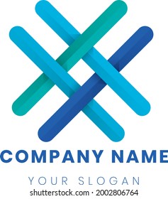 very nice and abstract logo vector design