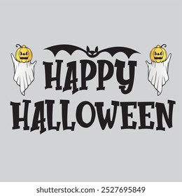 Very nice and cool halloween costume writing vector, suitable for halloween events